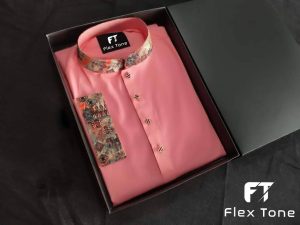 FlexTone Premium Quality Contrast Panjabi/ Color – Misti