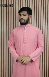 প্রিমিয়াম মাইক্রোস্টিজ সলিড পাঞ্জাবি/ কালার >Misti Color